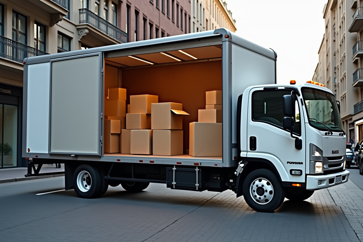 camion déménagement